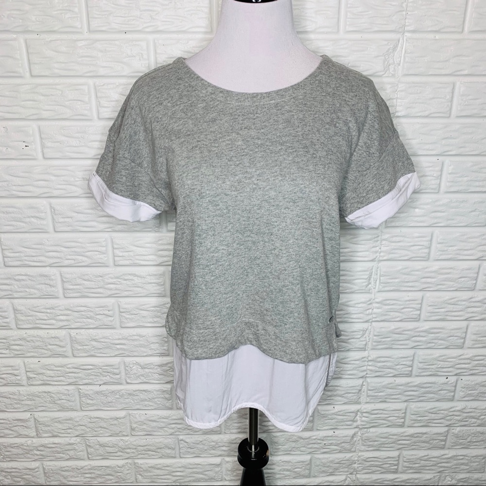 MARC NEW YORK Performance Gray Top Size L